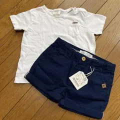 zaraキッズ　Tシャツとショートパンツ　80