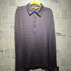 COMME CA ISM コムサイズム 長袖ポロシャツ size 50