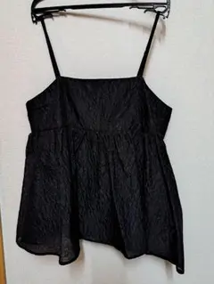 ✨美品✨ キャミソール　チュニック　ブラック　F
