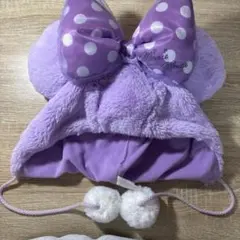 ミニーマウス 紫 ファンキャップ