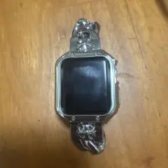 Apple Watch カスタムケース バンド シルバー 専用
