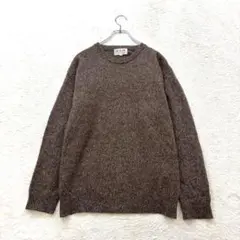 ♡GARE DE LYON【L】茶系 カシミヤ混 長袖ニット シンプル 普段使い