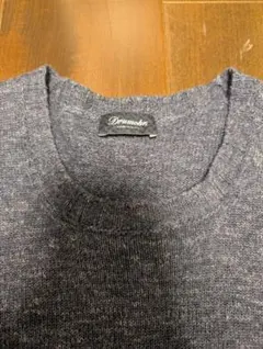 Drumohr ネイビー クルーネックセーター