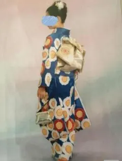 【期間限定お値下げ】中振袖　長襦袢　帯　重ね衿　　バッグ　フルセット