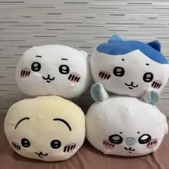 【新品・タグ付き】　ちいかわ　だららんBIGぬいぐるみ　プライズ　4種セット