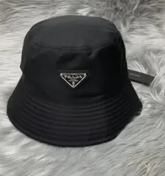 PRADA ブラック バケットハットXS