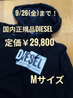 本日19時までの出品！お早めに！国内正規品DIESEL/Mサイズ
