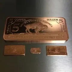 純銅】銅インゴット 1.5kg超え（3本セット）キャスト・鋳造品 - メルカリ
