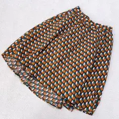 美品 OPAQUE.CLIP オペークドットクリップ 幾何学模様 スカート 綺麗のサムネイル