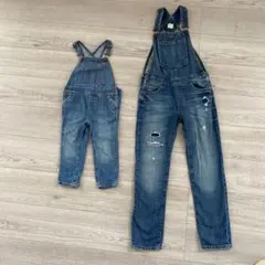 ギャップ　お揃い　オーバーオール