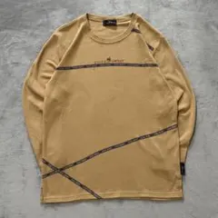 00s vintage 犬プリント カットソー カジュアル ロンT レトロ 古着のサムネイル