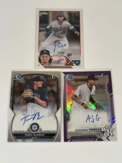 【3枚セット】James Outman Topps Bowman Auto