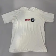 BMW 刺繍ロゴ プリントTシャツ 　80s〜90s USA製　ボロ　襤褸