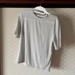GU シアーTシャツ 半袖 グレー Mサイズのサムネイル