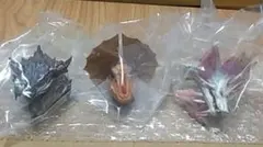 一番くじ モンスターハンターワイルズ C賞 モンスターヘッドマグネット3種