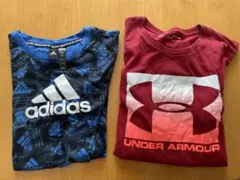 値下げ　男の子　アディダス　アンダーアーマー　160 シャツ　Tシャツ 半袖