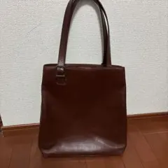 マザーハウス　ブライト　Vトート　 A4可レザー　ブラウンのサムネイル