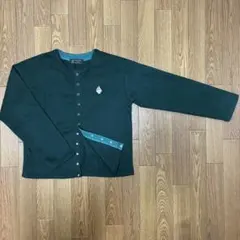 RIVET & SURGE ダークグリーン カーディガン