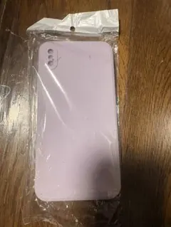 iPhone XS Maxケース ソフト シリコン パープル