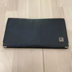 dunhill 折り財布 黒 レザー