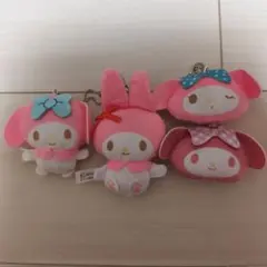 マイメロディ ぬいぐるみセット ストラップ付き - メルカリ