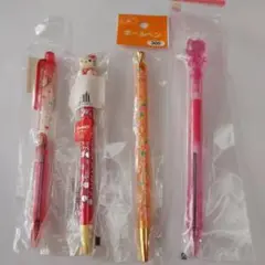 ハローキティ　ボールペン　4点セット　レア