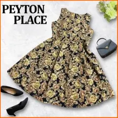 大きいサイズ✨　ペイトンプレイス　ワンピース　ゴブラン織り　ノースリーブ　総柄