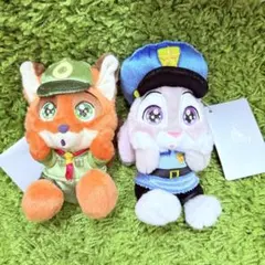 MINISO ズートピア ぬいぐるみペンダント Zootopiaニック ジュディ