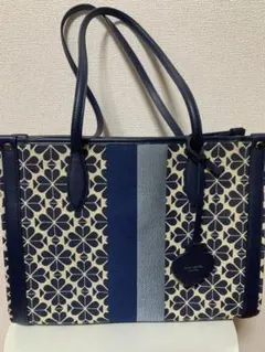 ケイトスペード　ジャガード　トートバッグ