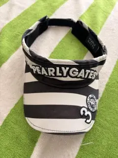 PEARLY GATES ストライプバイザー