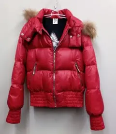 ポールスミスピンク ダウンジャケット ラクーンファーフード取外し可能