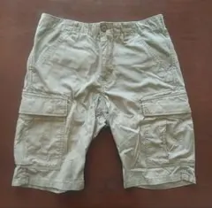 AVIREX　 ベージュ カーゴショートパンツ　Mサイズ