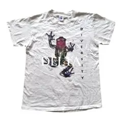 90s USA製 ビンテージ アニマル カエル Tシャツ アート 動物 tee