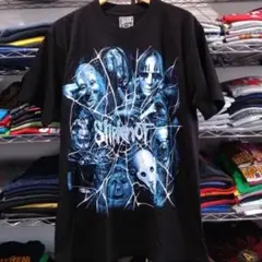 ラスト1枚 スリップノット 両面プリント バンドＴシャツ L