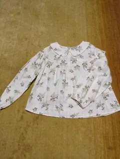 tete a tete花柄 長袖ブラウス　petit mainアプレレクール