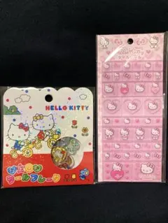 サンリオ ハローキティ おはじきシール タイルシール 2点セット
