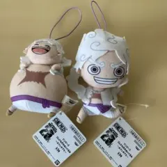 ワンピース ぬいぐるみ ルフィギア5 マスコット ルフィ と ニカ 新品タグ付き