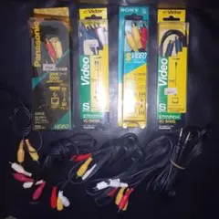 新古 まとめ売り RCA端子各種 アナログ映像音声端子 ピンプラグ ピンジャック