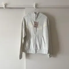 【新品タグ付き】しまむら　裏起毛ジップパーカー　グレー　M