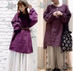 ◆②②③③ 新品 sm2 Slowlinen サマンサモスモス 麻 リネン イチのサムネイル