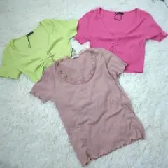 新品　Lサイズ　3枚セット【ZARA】ザラ　レディース　カットソー　まとめ