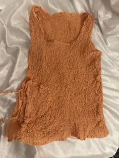 me ISSEY MIYAKE タンクトップ オレンジのサムネイル