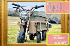 【動作OK/資料付】3輪電動ボックスバイク　バッテリー充電器込 カスタムベースのサムネイル
