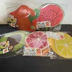 RACCOLTO まな板シート フルーツ 野菜 5枚セット便利 カラフル可愛いのサムネイル
