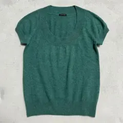 美品 カシミア100% 高級 CROLLA ニット セーター R-8107