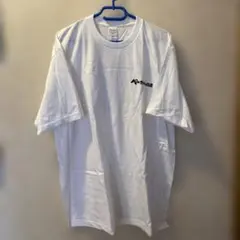 ホワイト XL Tシャツ ロゴ入り