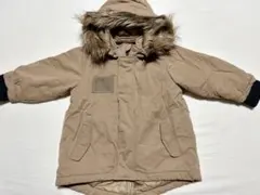 ブランシェス　ファーフード付きアウター　ベージュ　90㎝