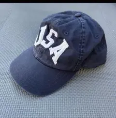 90s初期 USA製 Polo 星条旗 キャップ 紺 アーカイブ ラルフローレン