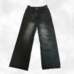 WYM LIDNM CURVED FLARE DENIM SLACKSのサムネイル