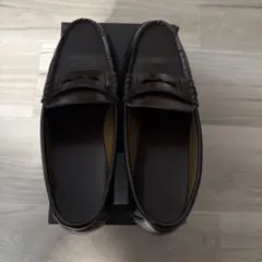 HARUTA ダークブラウン ローファー